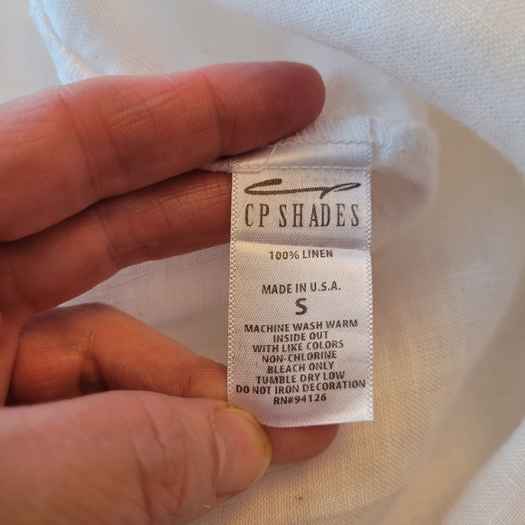 CP Shades Box Top White Linen S - Picture 6 of 10
